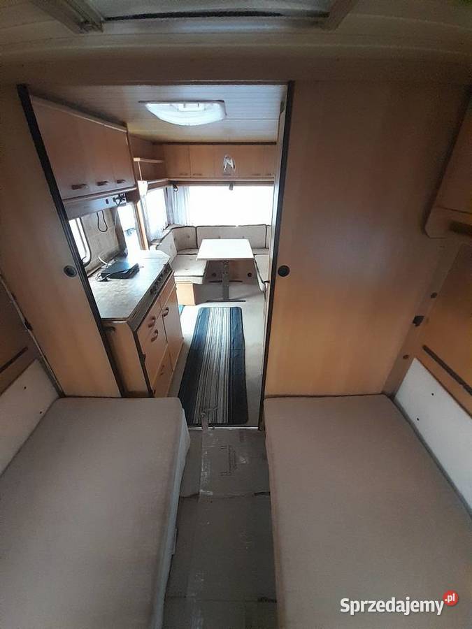 Przyczepa kempingowa z transportem wc Sieradz