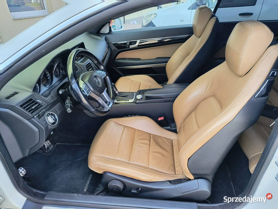 Mercedes E 350 Coupe Brązowe Skóry RADAR czujnik deszczu Bydgoszcz sprzedam
