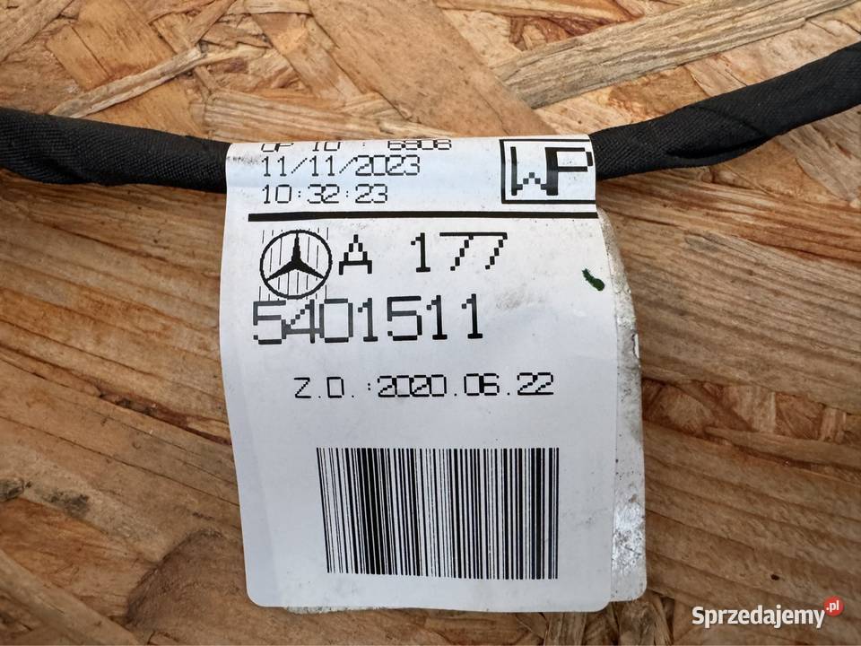 Instalacja wiązka zderzaka tył MercedesBenz w177 Międzychód sprzedam