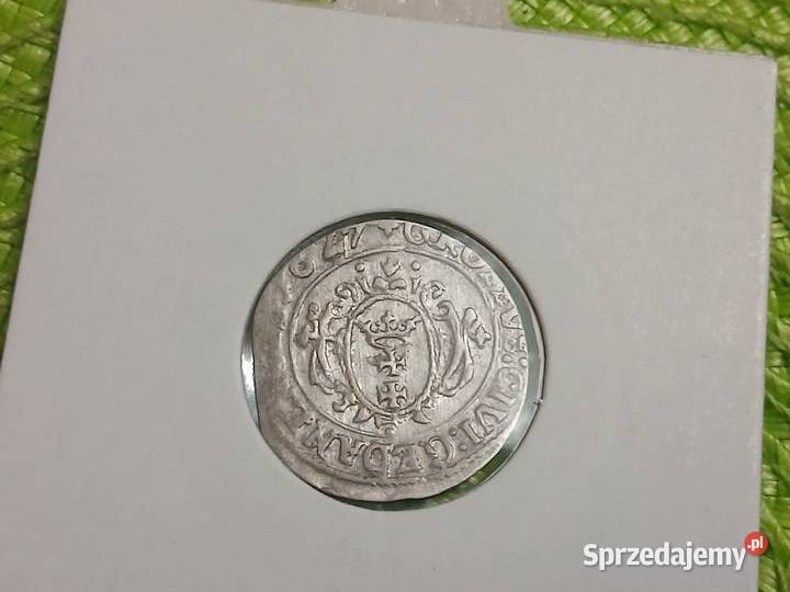 moneta srebrna polska Zygmunta III Waza z 1627r podlaskie