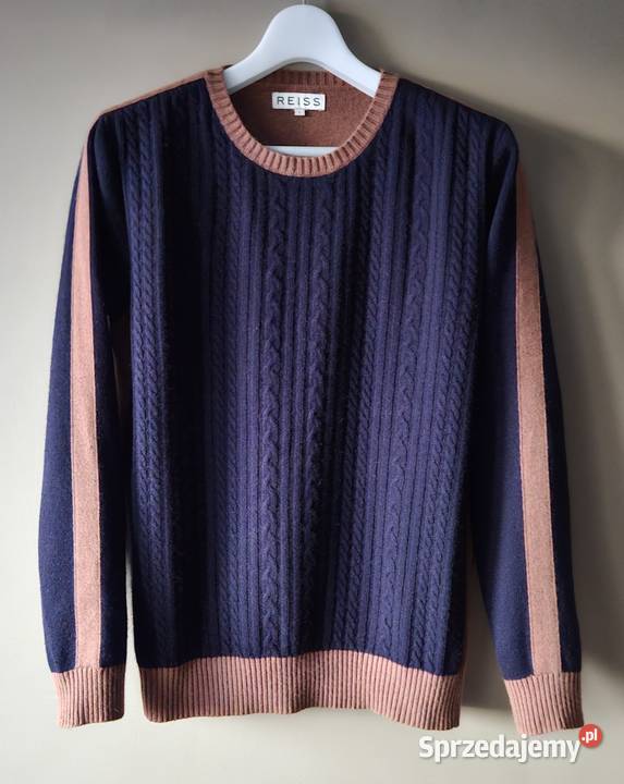 Piękny sweter męski Reiss rozmiar L bogaty