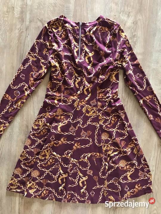 Sukienka z łańcuchowym wzorem 3436 podlaskie