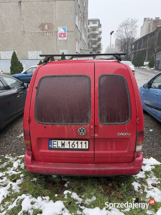 Volkswagen Caddy 19 TDI 110 Camper czerwony Pabianice