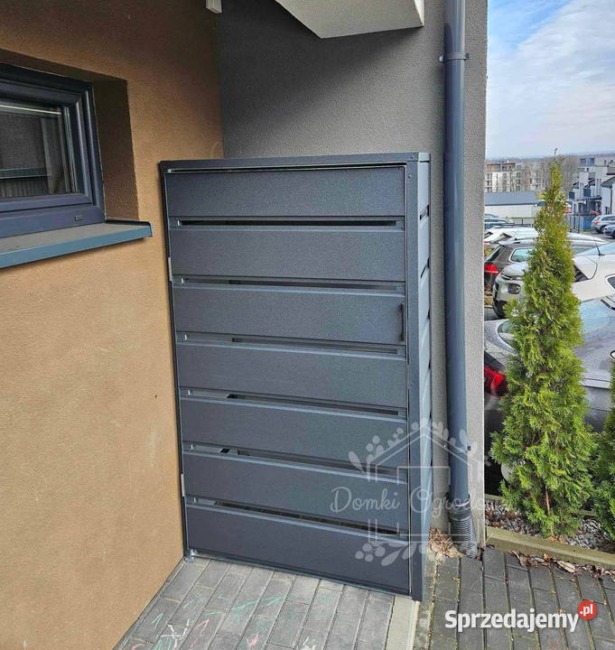 Wiata śmietnikowa dach prosty 1x05m Antracyt sprzedam