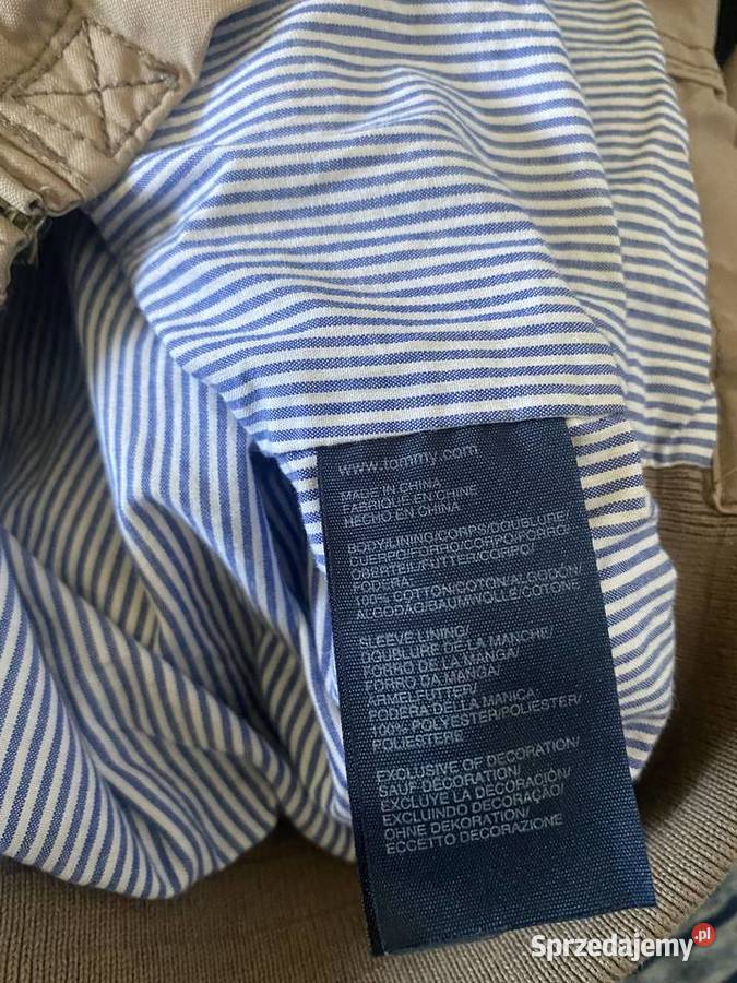 Elegancka kurtka męska TOMMY HILFIGER LXL OKAZJA Kurtki i płaszcze Zamość