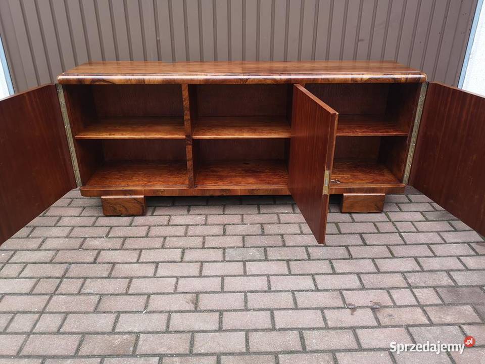 Komoda ARTDECO Orzech RTV Niska 180 Zgrabna Swarzędz