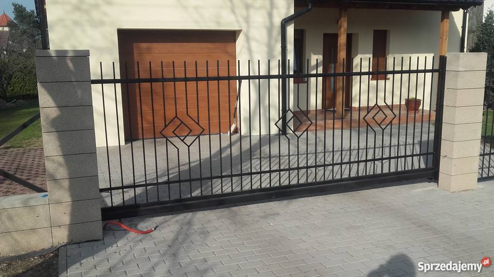 Ogrodzenia płoty kute płot kuty brama balustrada