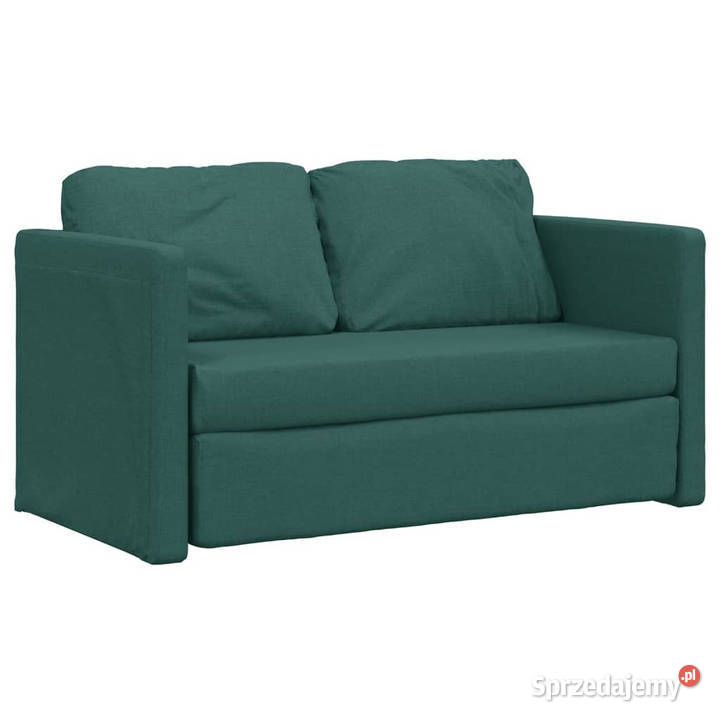 Sofa podłogowa 2w1 ciemnozielona 112x174x55 Warszawa sprzedam