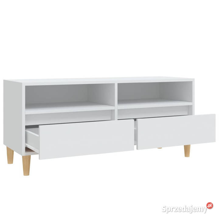 Szafka pod TV biała 100x345x445 materiał Warszawa