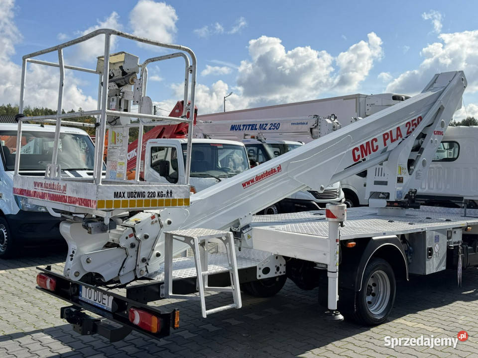 Renault Maxity Podnośnik Koszowy 25m CMC PLA 250 specjalny świętokrzyskie Widełki