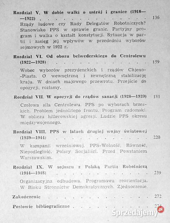 Polska Partia Socjalistyczna 18921948 Zarys
