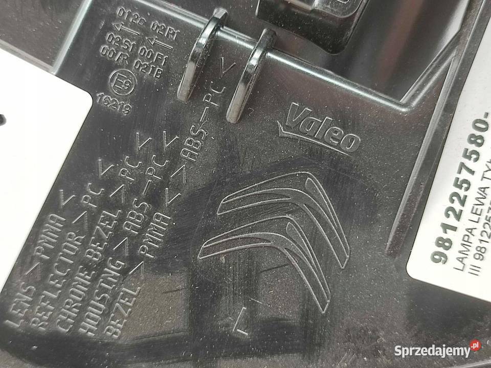 LAMPA LEWY TYŁ CITROEN C3 III SX SY 2016 sprzedam