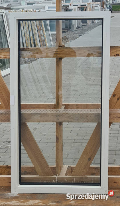 OKNA KacprzaK Witryna 74X139 FIX Używany PCV Budowa Lublin