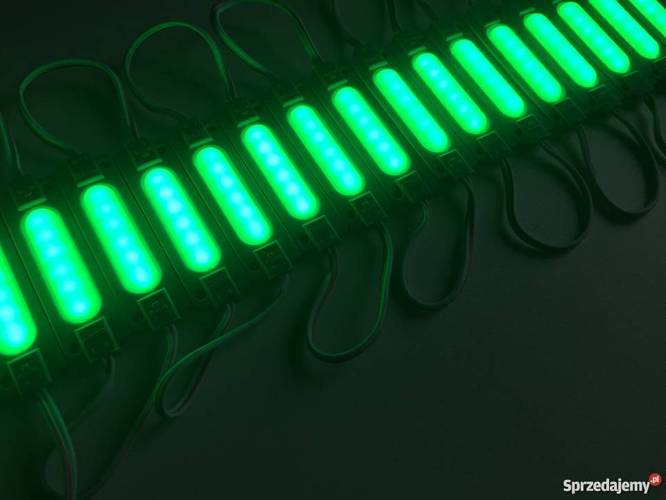 LED zielony 22W 12V moduł wodoszczelny odcienie zieleni Pomiechówek