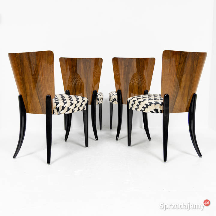 Komplet 4 Krzeseł H214 JHalabala Modernizm Art Swarzędz