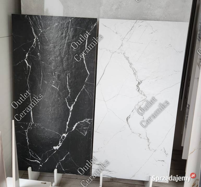 Płytki łazienkowe białe gres120x60 marmur Marmo wewnętrzne Radom