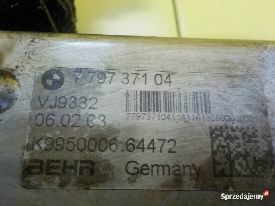 BMW E60 E87 E90 X3 20 D EURO 4 10r 177 N47D20A Recyrkulacja spalin EGR Suków sprzedam