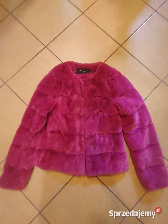 Vero moda futerko ekologiczne fuksja XS s m Gliwice sprzedam