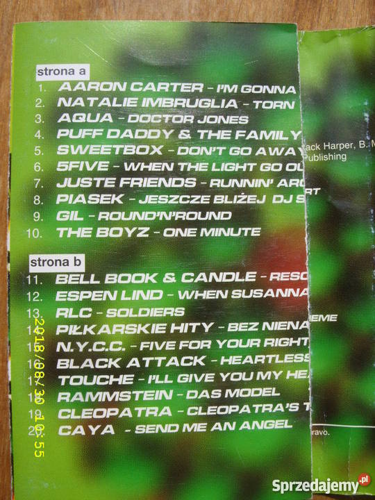 DANCE kaseta BRAVO 20 HITS 2 kasety Płyty i kasety Wołów