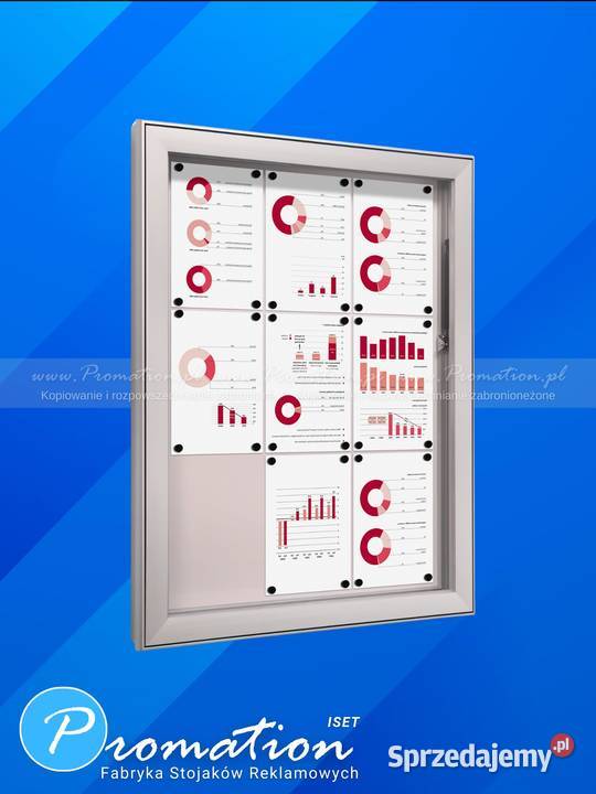 Gablota informacyjna zewnętrzna solidna do