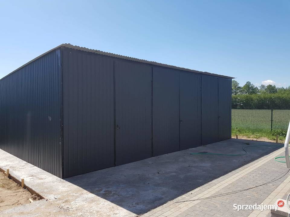 DD63 Garaż Blaszany Drewnopodobny Garaże Ciechanów