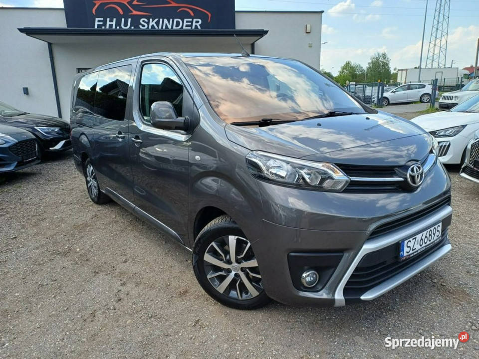 Toyota Proace Verso LONG 9 osób 1 wł Navi Tablet wielofunkcyjna kierownica Chrzanów