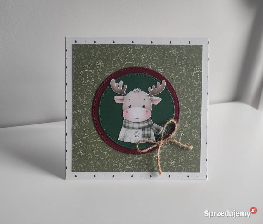 Zestaw 3 kartkek bożonarodzeniowych recznie Łódź