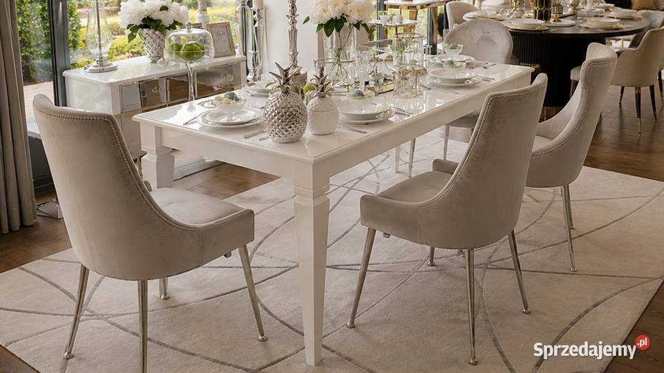 Biały stół glamour ELEGANCE Warszawa