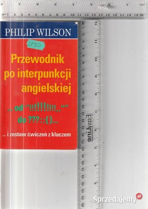 PRZEWODNIK INTERPUNKCJI ANGIELSKIEJ WILSON Książki do nauki języka obcego Pruszków