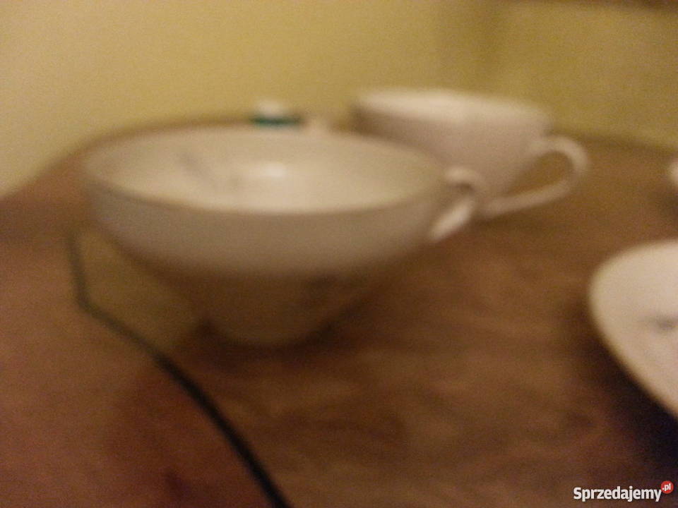 Filizanka bavaria 6 porcelana z talerzykami Olsztyn