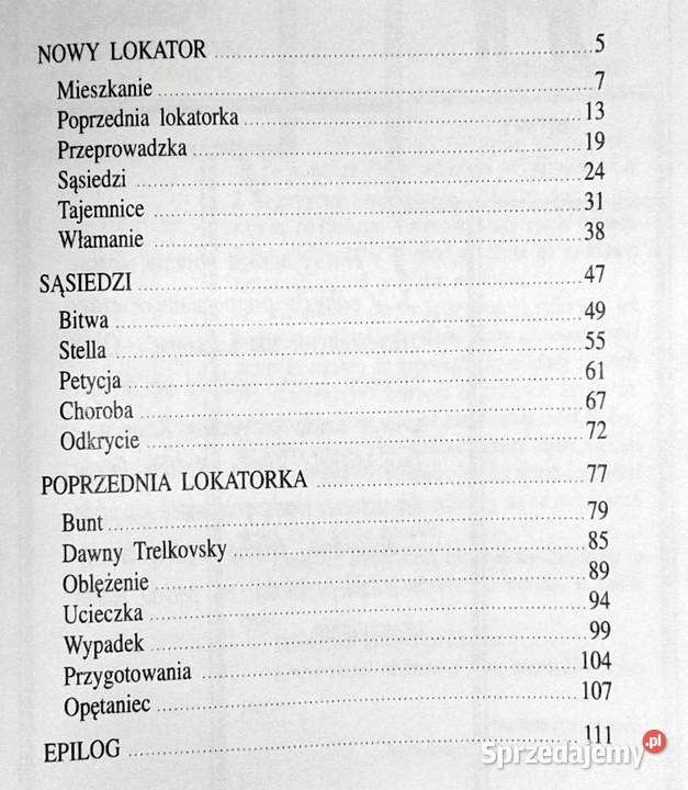 Chimeryczny lokator Roland Topor Rok wydania 2000 Chełm