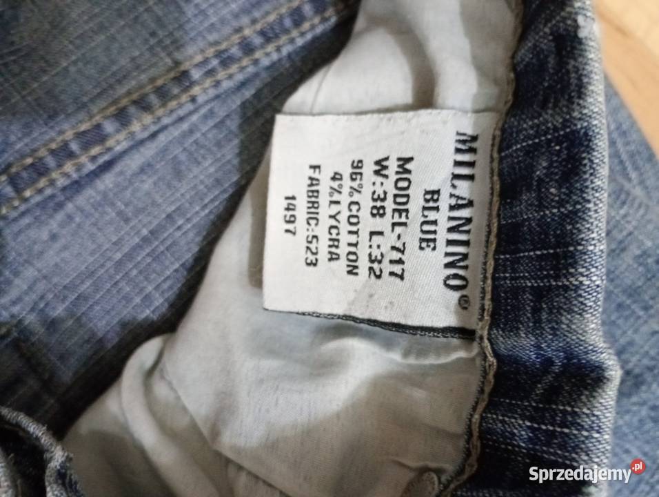 spodenki spodnie krótkie jeansowe MILANINO W38 Szczecin