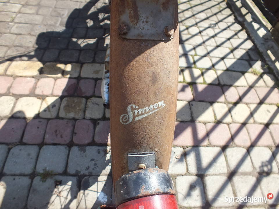 Simson Sr 2 z Dokumentami Kurier ŚLĄSK 2730km śląskie Golasowice