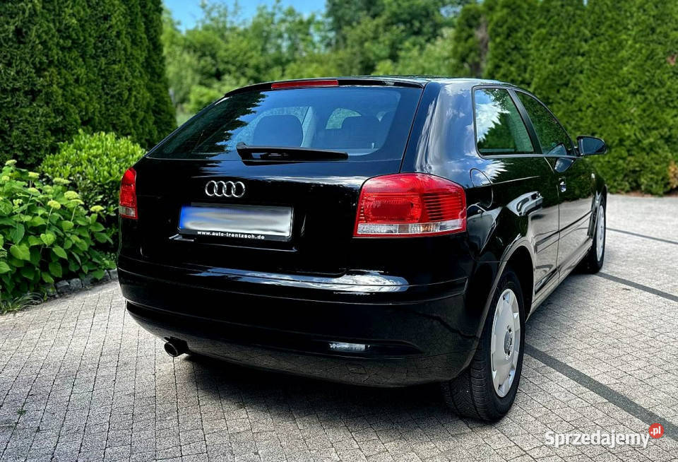 Audi A3 3drzwiowe Audi A3 8P 16 MPI 101 Czarna Wrocław