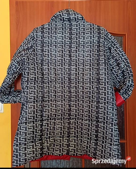 Kurtka czerwona dwustronna lekka Inny materiał Odzież damska Cieszyn sprzedam