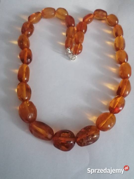 Naszyjnik bursztyn oliwki 54gram Białystok