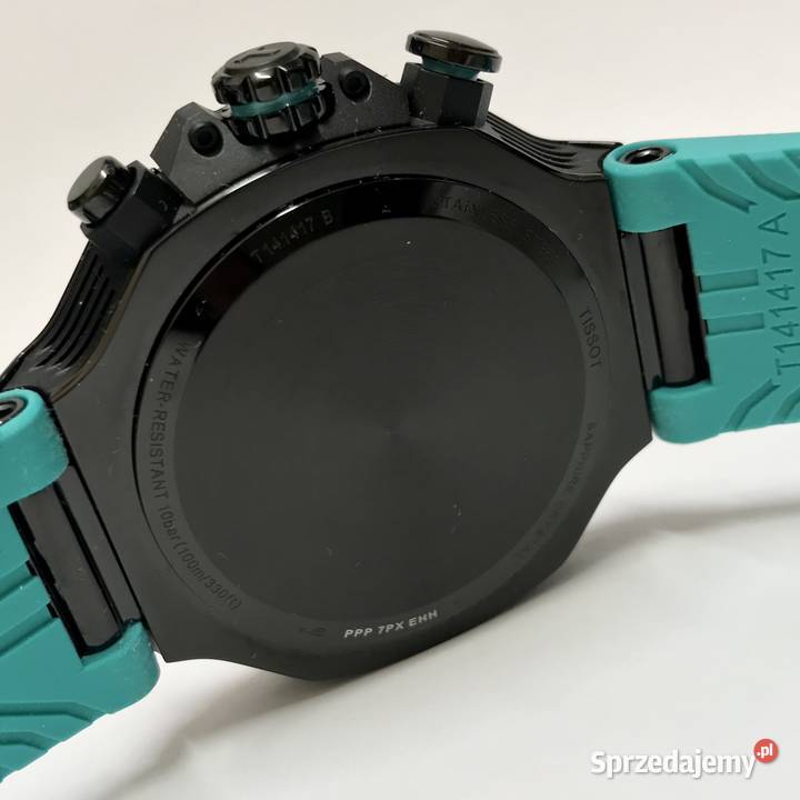 Tissot TRace Chronograph T141 45 mm PVD szafir Warszawa
