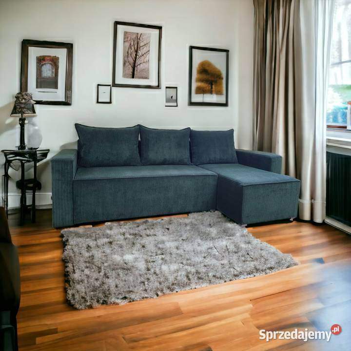 Nowoczesny narożnik Niko sztruks Szybka wysyłka łódzkie Łódź