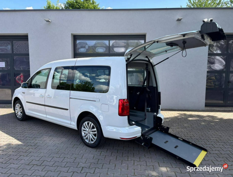 Volkswagen Caddy 20 TDI Maxi 2020r Pfron Rampa Majdan Sieniawski
