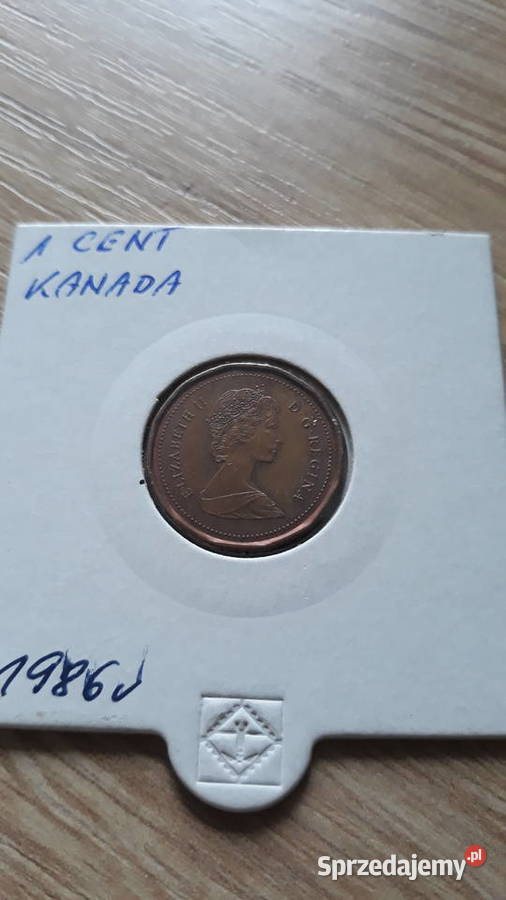 1 Cent Kanada 1986 r Konin