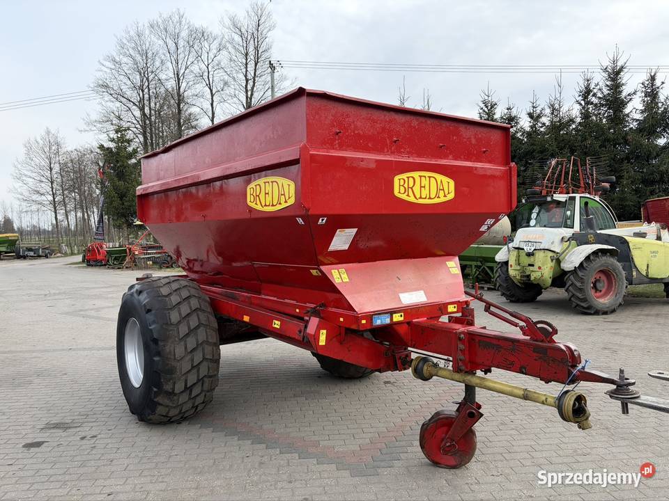 Rozsiewacz do wapna Bredal 8 ton Rozsiewacze nawozów