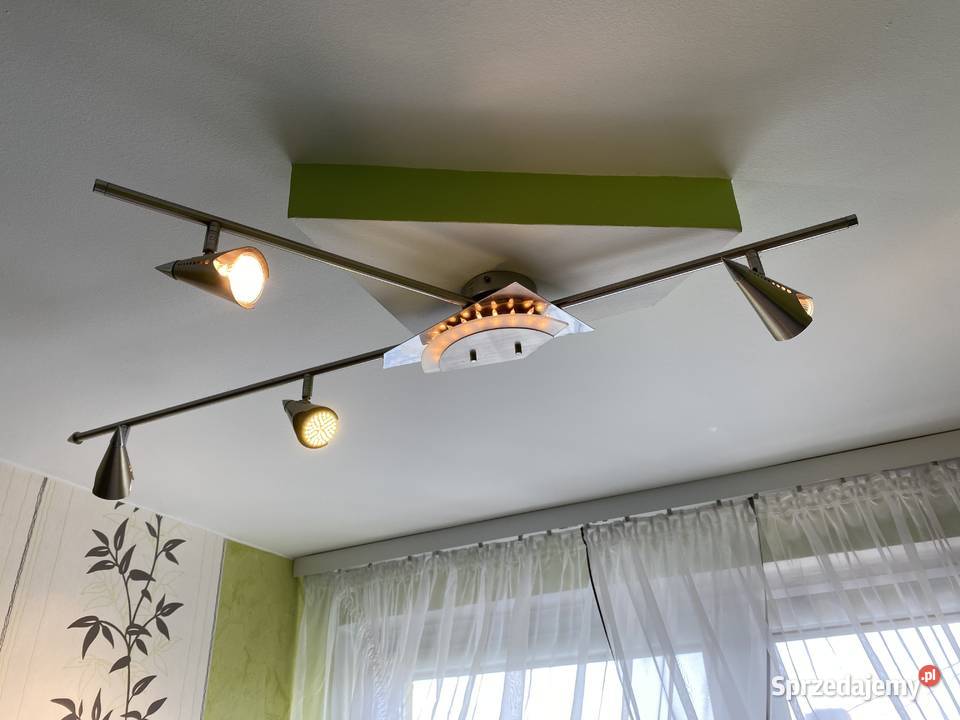 Nowoczesny żyrandol z 4 punktami LED halogen Sosnowiec