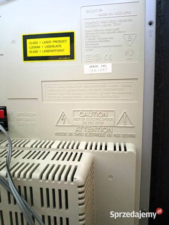 Wieża Sony CMT CP2W podkarpackie Tarnobrzeg