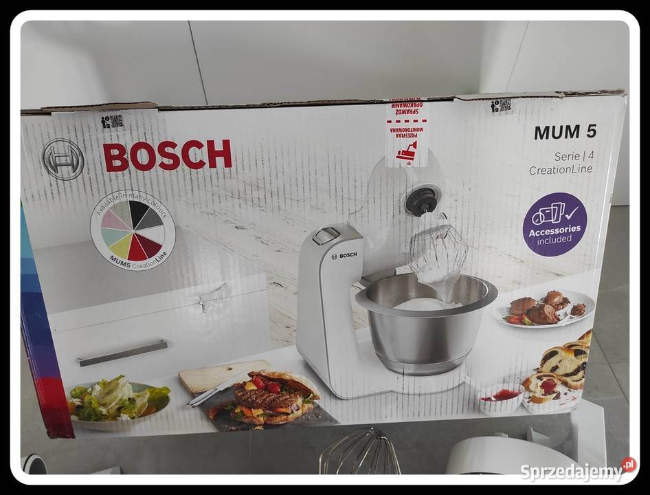 Robot kuchenny planetarny Bosch Mum 5 na AGD drobne Płock