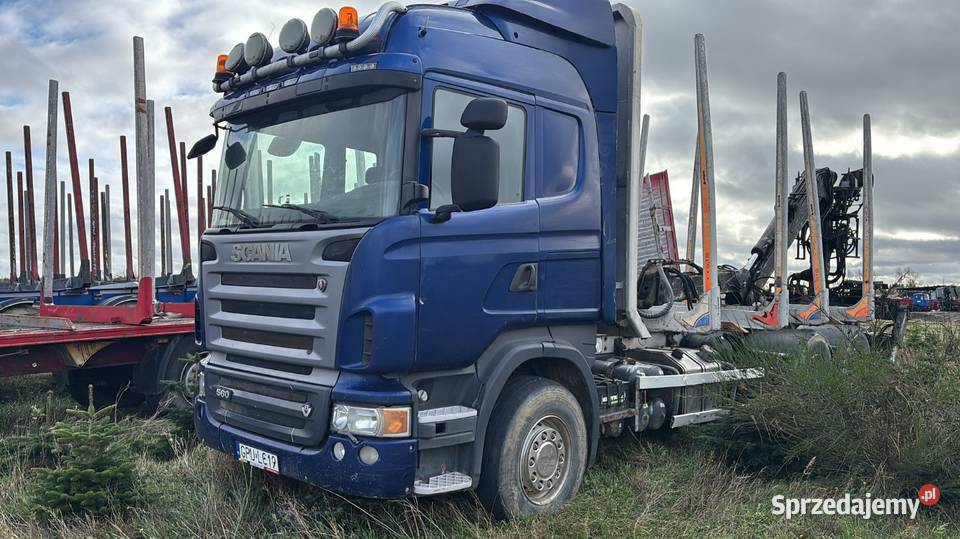 Scania 6x4 v8 560 do transportu drewna Gdynia
