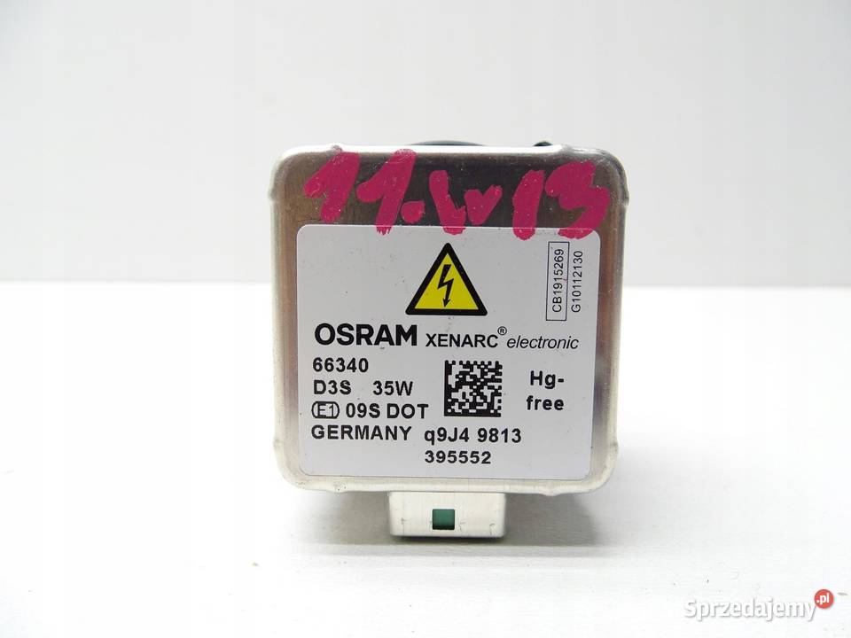 ŻARNIK ŻARÓWKA XENON D3S 35W OSRAM XENARC AUDI Motoryzacja