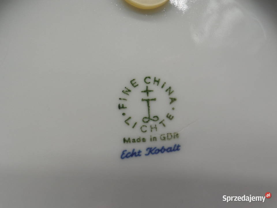 Talerz bożonarodzeniowy Echt Kobalt Weihnachten wielkopolskie Raszków