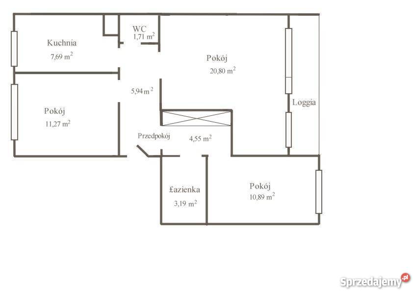 sprzedam mieszkanie w Rzeszowie Rok budowy 1986 Rzeszów