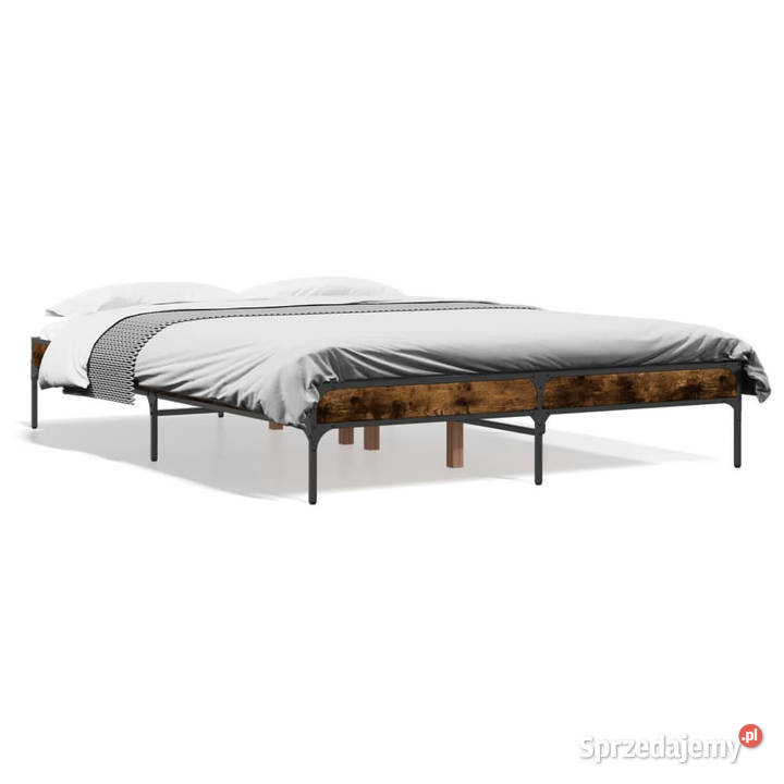 Rama łóżka przydymiony dąb 120x200 WM845023