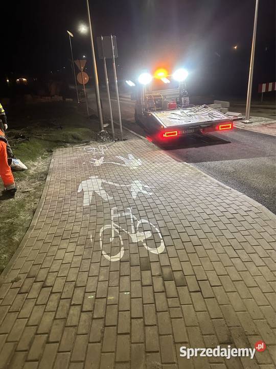 Oznakowanie poziome dróg parkingów Katowice